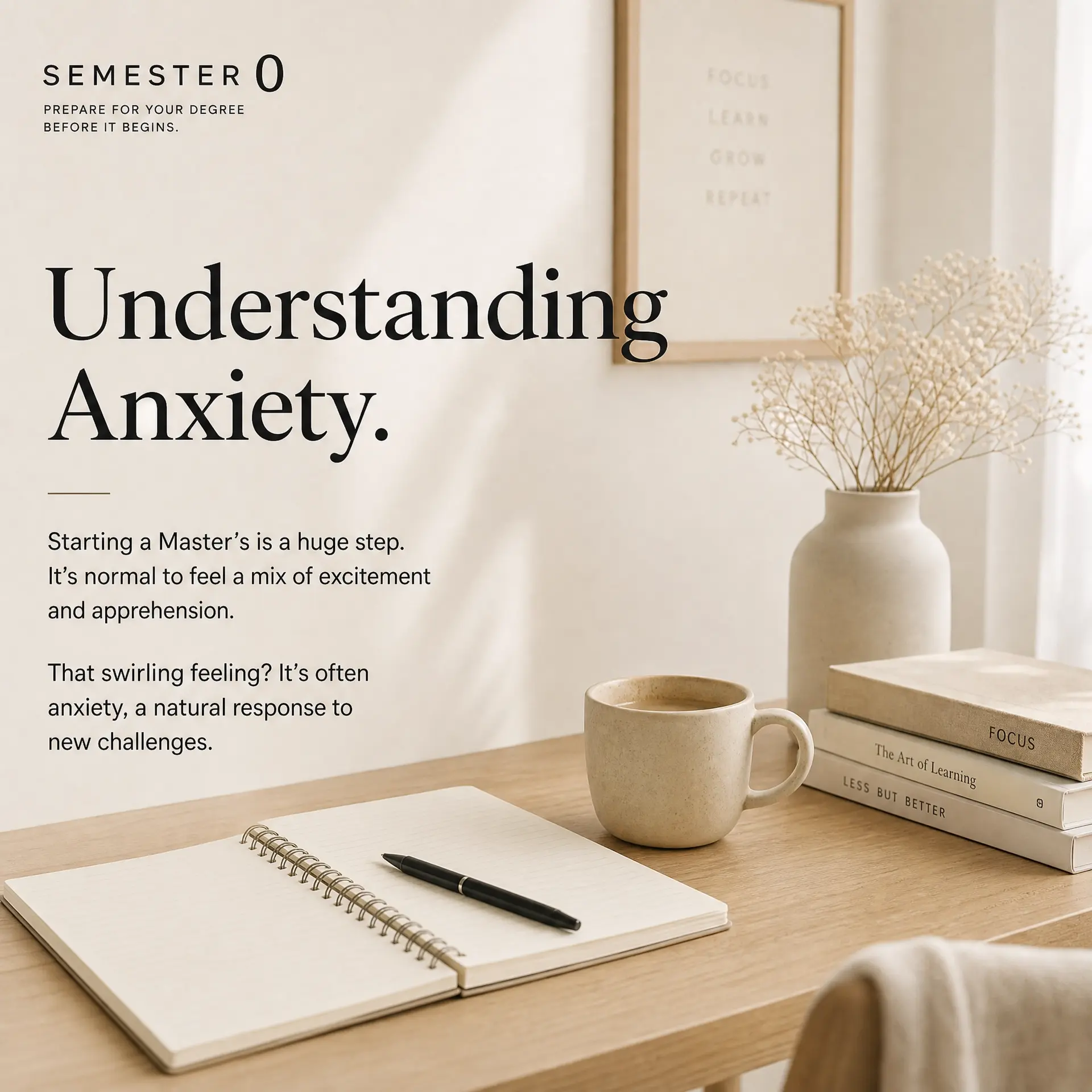 Semester 0 — Understanding Anxiety carousel slide