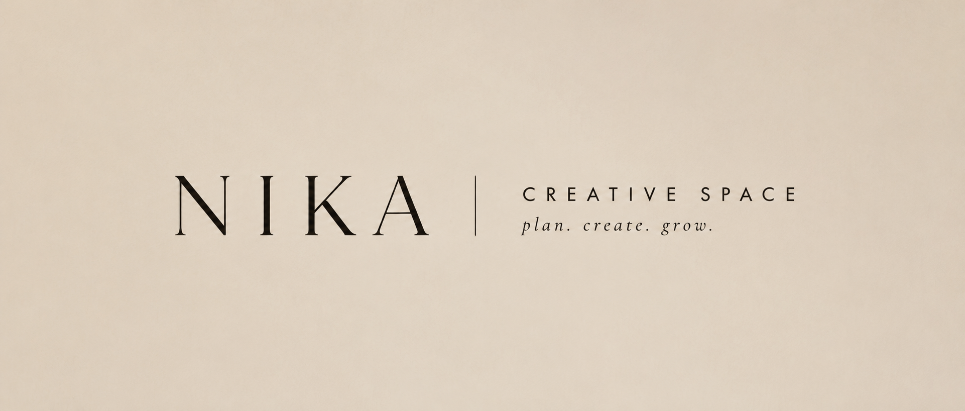 NIKA Creative Space — brand banner